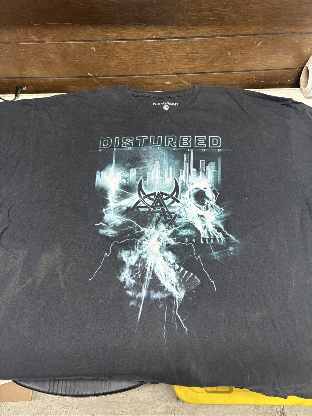 Disturbed 2019 Evolution Tour Double Sided T Shirt Size 3XL